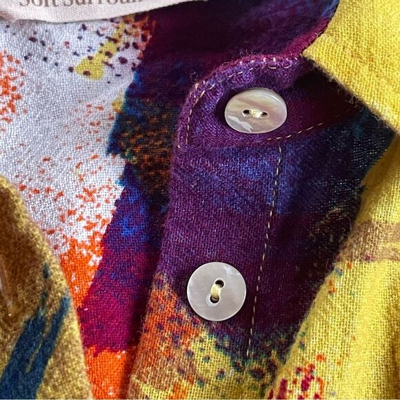 Soft Surroundings Multicolor Artistic Shirt - Picture 10 of 14